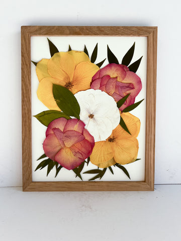 8x10" Memorial Flowers Preservation (deposit only)